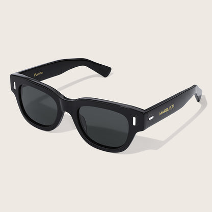 Marrjezi Palma Wayfarer Sunglasses – Gloss Black
