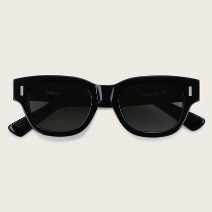 Marrjezi Palma Wayfarer Sunglasses – Gloss Black