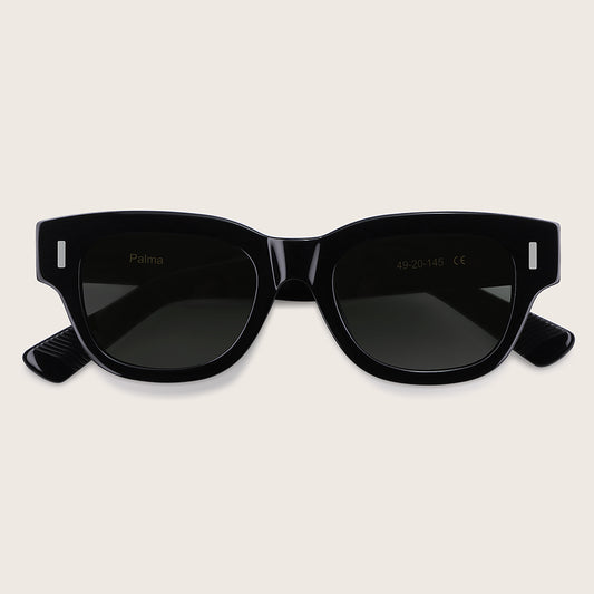 Marrjezi Palma Wayfarer Sunglasses – Gloss Black