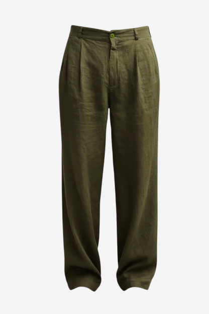 STRADA PLEATED WIDE-LEG PANTS