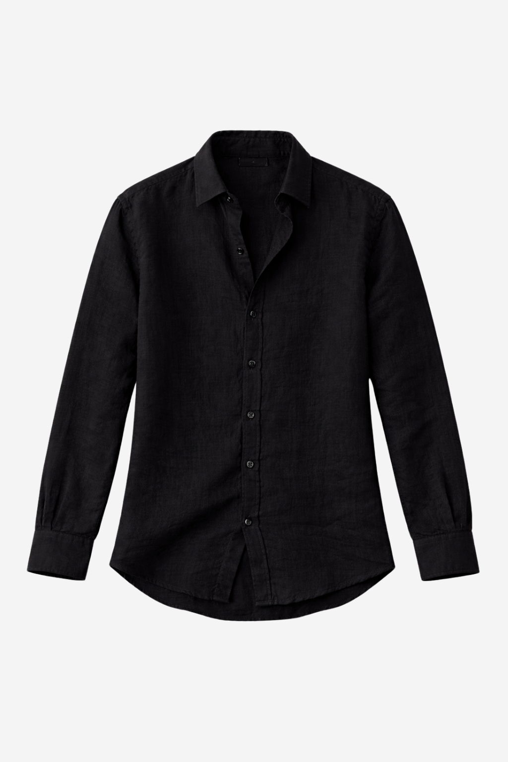 BAHARI NATURAL COTTON & LINEN LONG SLEEVE SHIRT