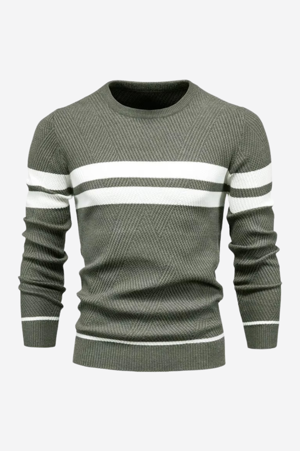 TRAMONTO O-NECK KNIT PULLOVER