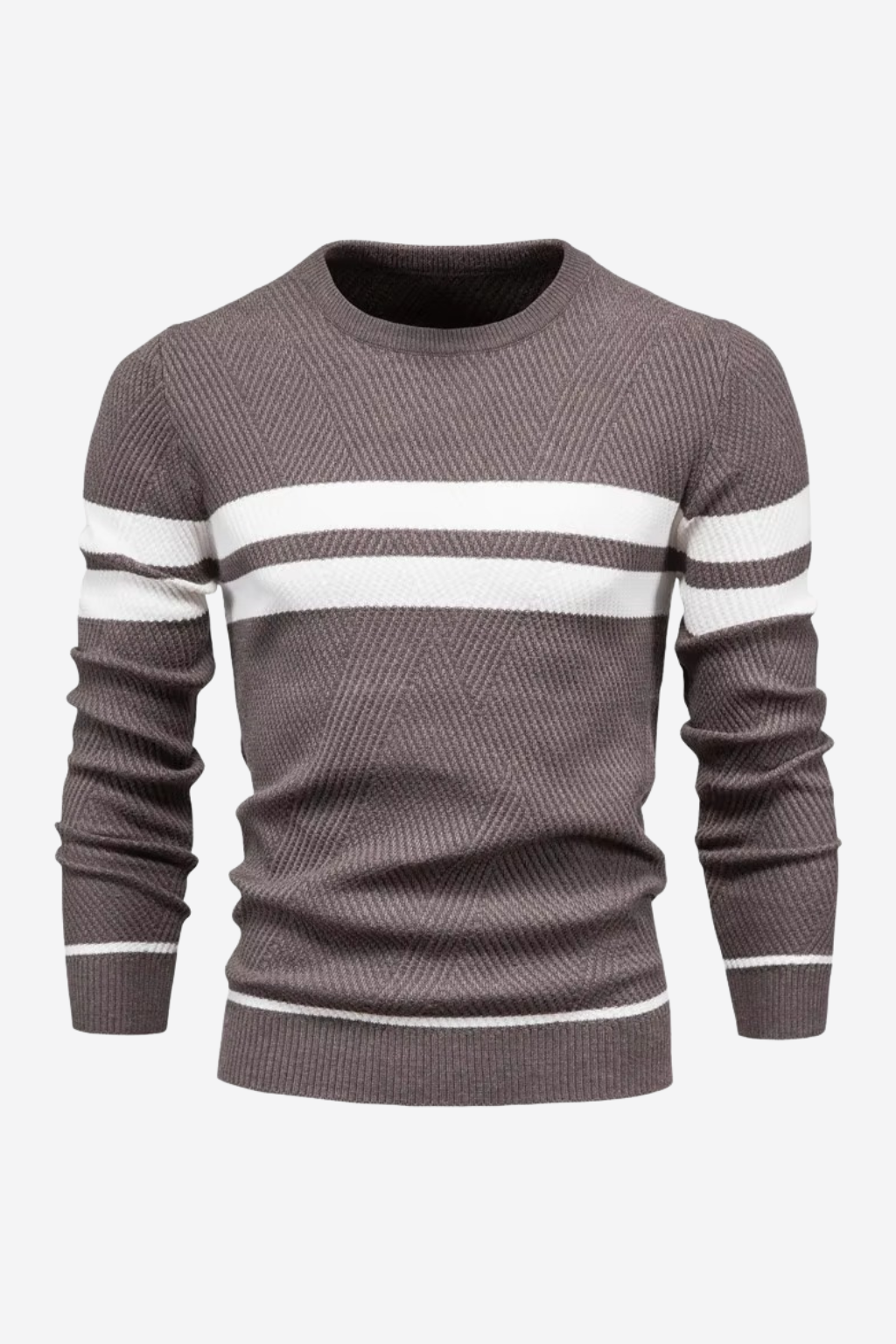 TRAMONTO O-NECK KNIT PULLOVER