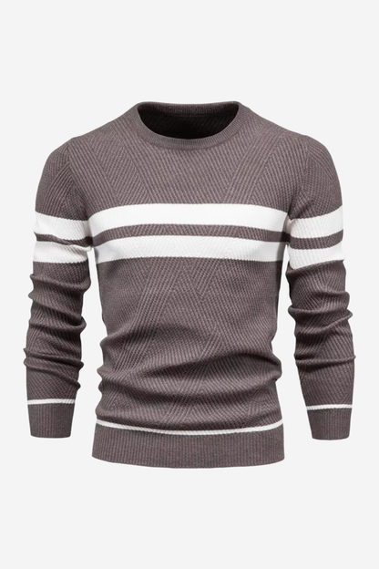 TRAMONTO O-NECK KNIT PULLOVER