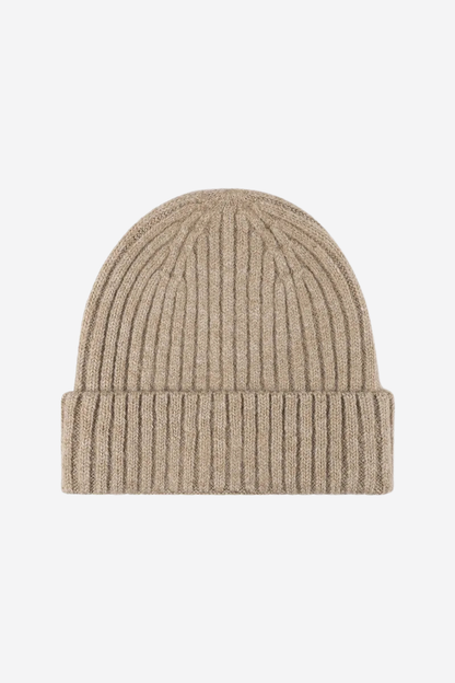 BOREALE NATURAL COTTON & WOOL BEANIE