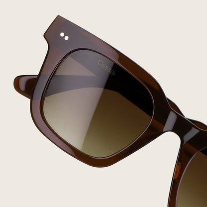 Marrjezi Cassis Square Sunglasses – Burgundy Crystal