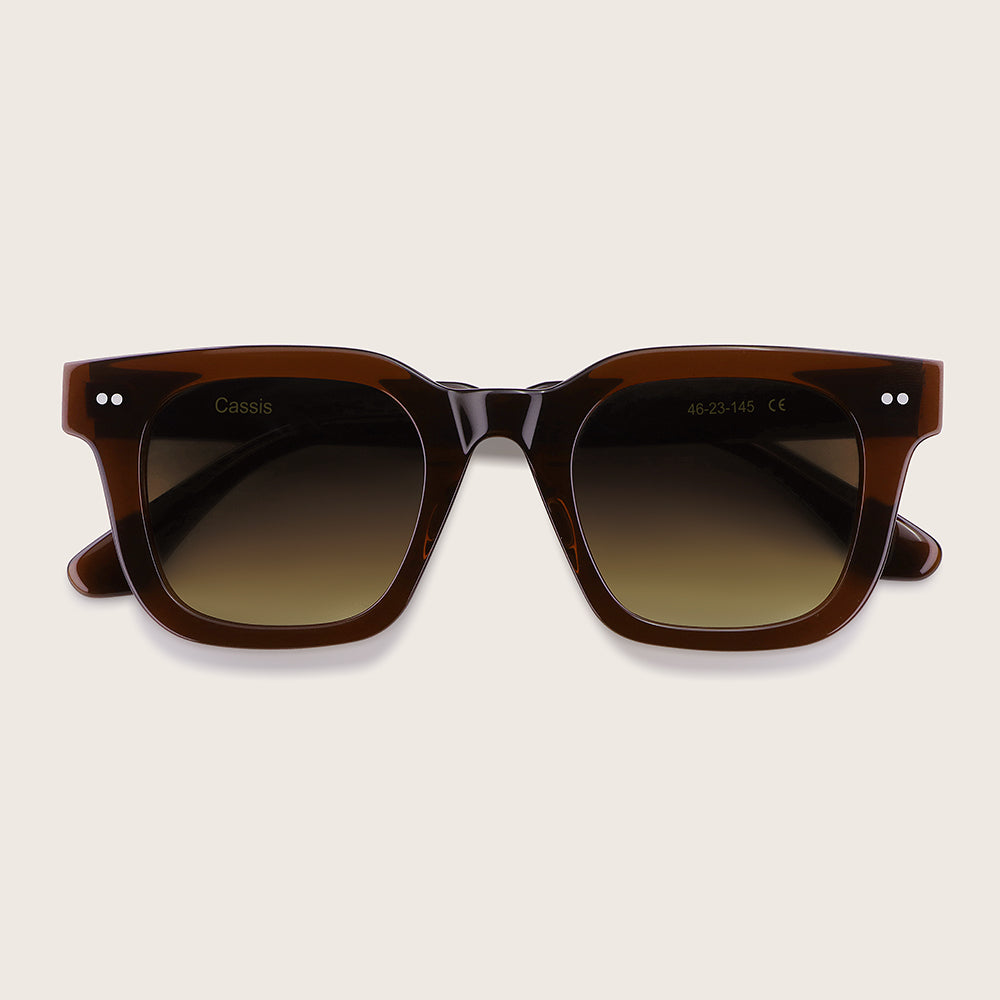 Marrjezi Cassis Square Sunglasses – Burgundy Crystal