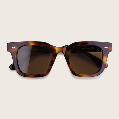 Marrjezi Cassis Square Sunglasses – Havana Tort