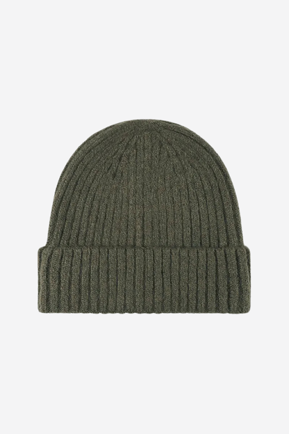 BOREALE NATURAL COTTON & WOOL BEANIE