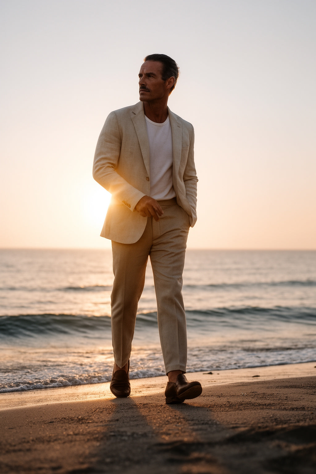 LINEN SUIT PANTS - Not finished